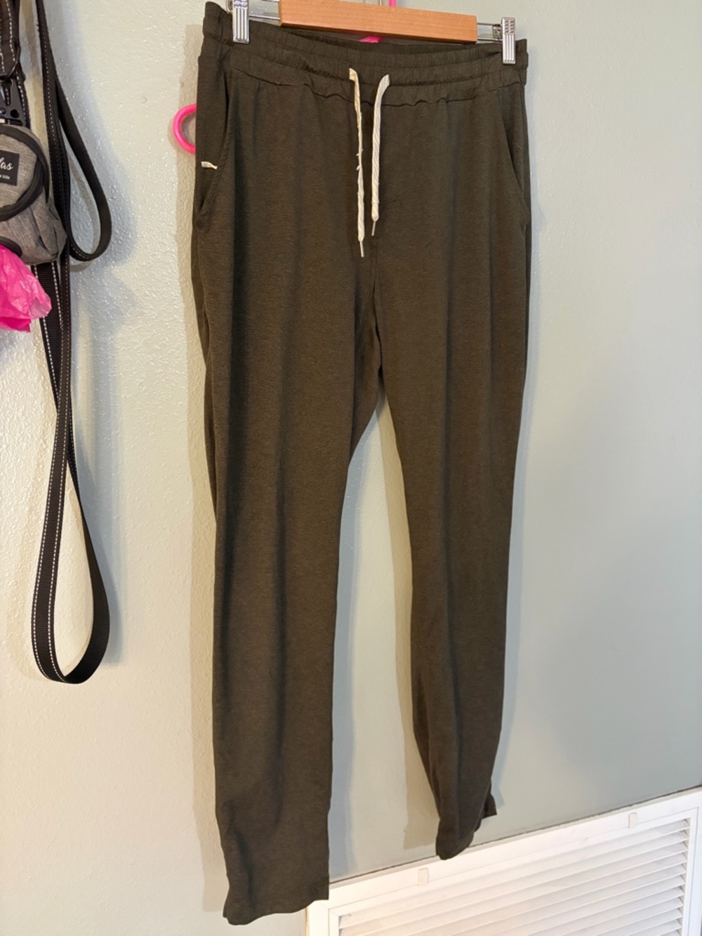 Olive Vuori Drawstring Jogger Pants